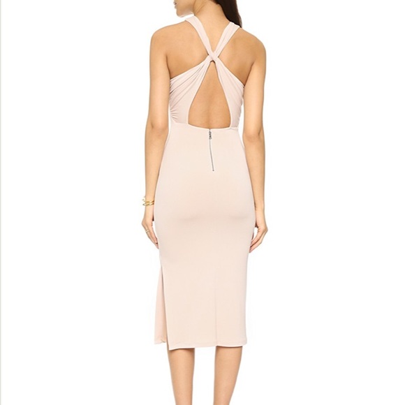 alice + olivia 
AIR Lumi Fitted Dress, Pale Nude - Picture 2 of 7